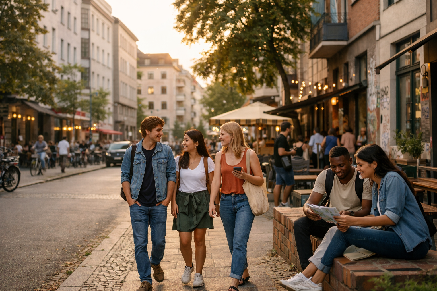 Erasmus student guide illustration for Berlin