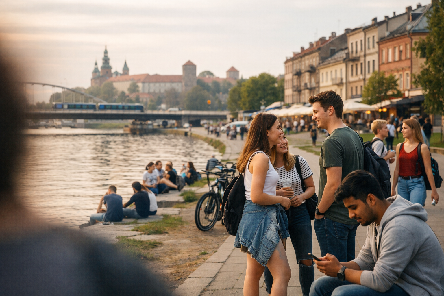 Erasmus student guide illustration for Krakow