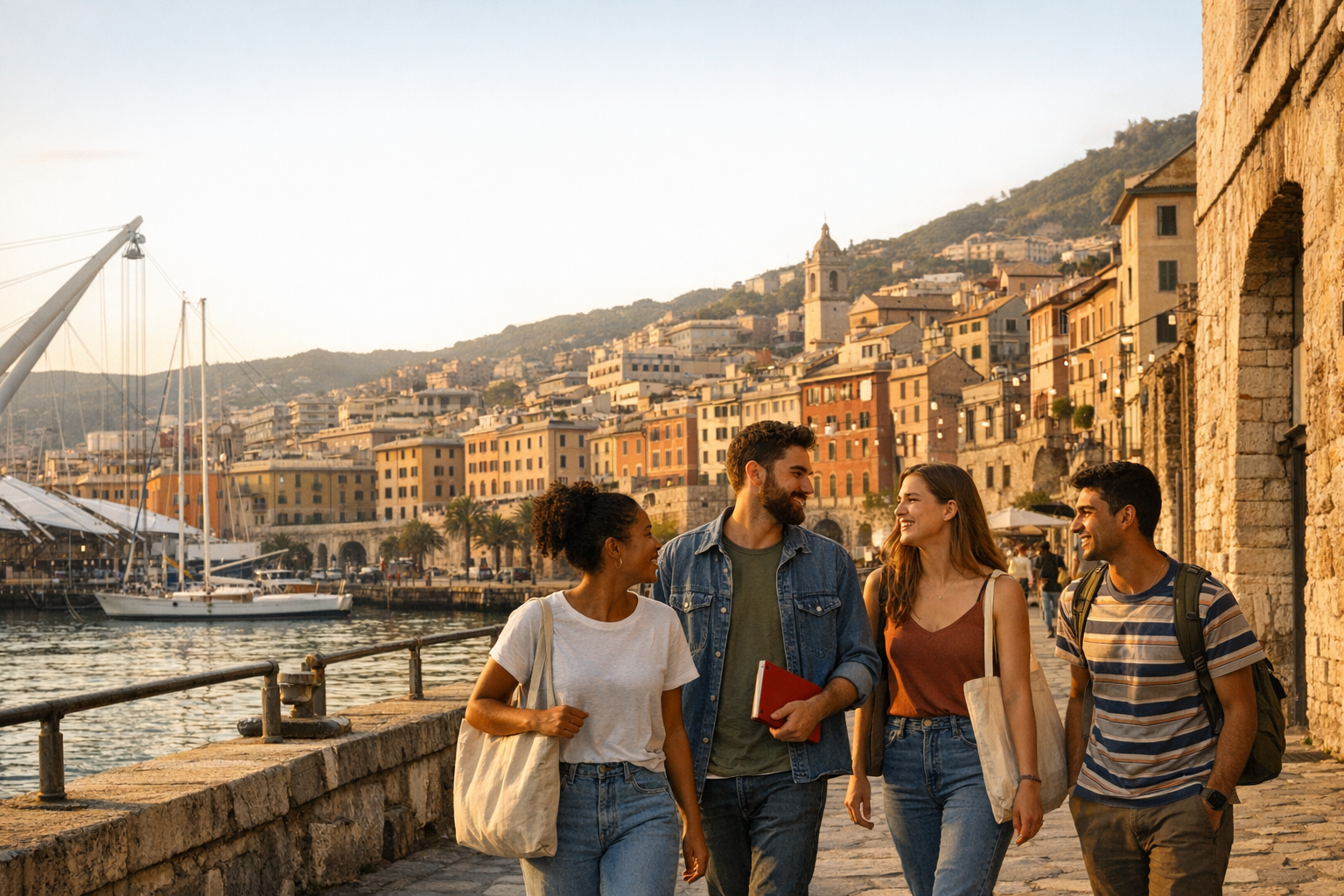 Unera preview for Erasmus students in Genova
